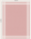 Ver imagem 6 de Toalha de Mesa Paris 8 Lugares Algodão 1,40 x 2,50 m Rosa Santa Sofia