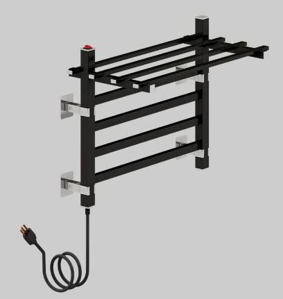 Aquecedor de Toalhas Térmico Seccare Raffinato Preto 220v - 1