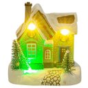 Ver imagem 5 de Cenario Natalino Natal Vila Arvore Neve Luz Led Mesa Estante Enfeite Festa Fim de Ano Comemoraçao de