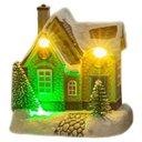 Ver imagem 2 de Cenario Natalino Natal Vila Arvore Neve Luz Led Mesa Estante Enfeite Festa Fim de Ano Comemoraçao de