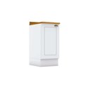 Ver imagem 1 de Balcão de Cozinha Modulado C/ Tampo Americana C/ 1 Porta 40cm Branco - Henn