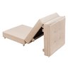 Puff Organizador Dobrável que Vira Colchão Cama Solteiro para Visitas Descanso - Várias Cores:bege - 3