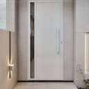Ver imagem 1 de Porta de Alumínio de Giro Lambri com Puxador de 60 cm 215x95cm Lucasa Ideale Abertura Direita Branco