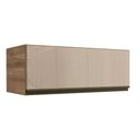 Ver imagem 1 de Armário de Geladeira P/ Cozinha Maxxi G770 C/ 1 Porta Basculante C/ Vidro 80cm Nogal - Kappesberg