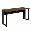 Ver imagem 2 de Mesa de Trabalho Industrial 150 cm X 60 cm Tampo Encorpado 25 mm F5 Office Cor:Málaga com Preto