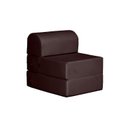 Ver imagem 1 de Sofá Cama Solteiro New Extra Marrom - Paropas