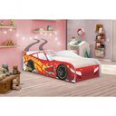 Ver imagem 2 de Cama Carro Vrooom Vermelho Solteiro com Colchão