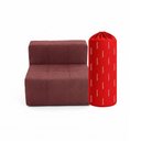 Ver mais imagens de Sofá Modular Central 1 Lugar 84cm Sync Kappesberg Boucle Hibisco