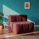 Ver imagem 1 de Sofá Modular Central 1 Lugar 84cm Sync Kappesberg Boucle Hibisco