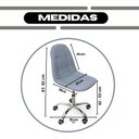 Ver imagem 2 de Kit 2 Cadeira para Escritório Estofada com Base Giratória Botonê Cinza