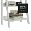 Ver mais imagens de Estante Organizadora Multiuso para Banheiro com 4 Prateleiras Madesa - Branco