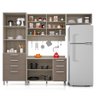 Cozinha Completa Bartira Topázio com 6 Portas e 7 Gavetas - 3