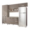 Cozinha Completa Bartira Topázio com 6 Portas e 7 Gavetas - 2