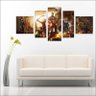 Quadro Decorativo Super Heróis Os Vingadores 5 Peças GG - 4