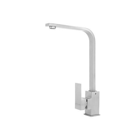 Torneira Monocomando Exclusive em Aço Inox Escovado Bica Giratória e Arejador