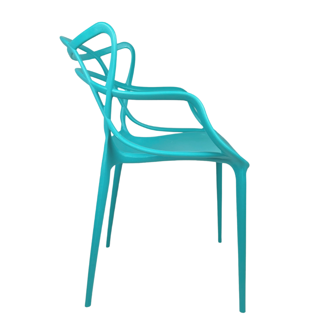 Cadeira Allegra Azul Tiffany / Turquesa - Kit com 6 - 3