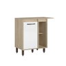 Balcão de Canto Cozinha Julia 90cm 01 porta JU9115 Delmarco - 1