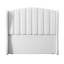 Ver imagem 4 de Cabeceira para Cama Box Queen 160 Cm Angel Corino Branco I02 - D'Rossi