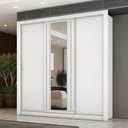 Ver imagem 1 de Guarda-Roupa Casal 3 Portas Doha Lux 4 Gavetas Carraro Ripado