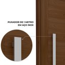 Ver imagem 4 de Porta de Alumínio Pivotante com Puxador de 1m Fechadura Digital 225cm X 130cm Lucasa Eccellente