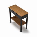 Ver imagem 5 de Aparador com 1 Gaveta Clássico Pequeno MDF Montado Ecomem Prateleira Preto - Imbuia