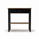 Ver imagem 4 de Aparador com 1 Gaveta Clássico Pequeno MDF Montado Ecomem Prateleira Preto - Imbuia