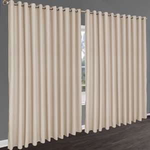 cortina blackout Turin quarto de janela 5,50 x 2,70 palha