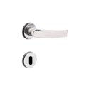 Ver imagem 1 de Fechadura para Porta Interna Cromo Acetinado 40mm com Roseta Mz950 Standard Papaiz