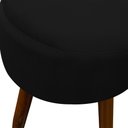 Ver imagem 4 de Puff Decorativo Redondo Pé Palito Herrero Preto