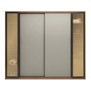 Ver imagem 3 de Guarda Roupa Casal Laredo 4 Portas com 2 Portas em Vidro Reflecta Amendola/nude - Demartez/demóbile