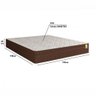 Colchão Queen Dreemy Ultra D33 158x198x25 Marrom com Branco Apolospuma Marrom/branco - 2