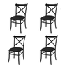 Kit 4 Decorlid Cadeiras Estilo Industrial Estofadas - 2