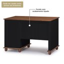 Ver imagem 3 de Escrivaninha 3 Gavetas Suporte Teclado Divisor de Ambiente 50605 Linz Moveis