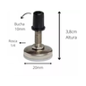 Kit 24 Sapata Pé Nivelador para Móveis Rosca 1/4x20mm Regulável Aguenta 100kg Cada - 4
