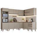 Ver imagem 3 de Armário de Cozinha Completa de Canto 465 cm Nice Madesa 01 Crema