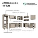 Ver imagem 5 de Armário de Cozinha Completa de Canto 465 cm Nice Madesa 01 Crema