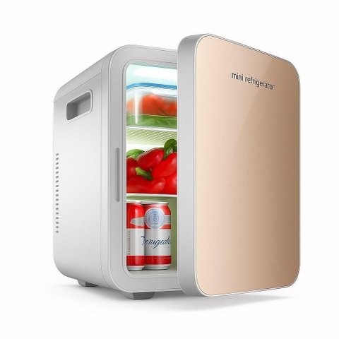 Mini Geladeira Portátil Frigobar Compacto 8103 20l com Função Aquece e Resfria para Carro e Casa