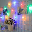 Ver imagem 3 de Cordão Luminária de Varal Colorido com 20 Prendedores 4m