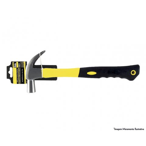 Martelo Fibra Vidro 25mm Cabo Emb Blister