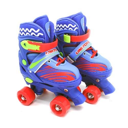 Patins Infantil Quad Ajustavel Kit 4 Rodas Unitoys 34 a 37 - 2