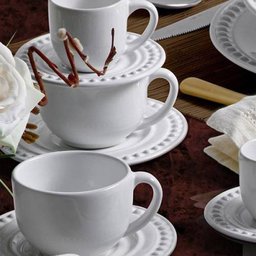 Aparelho de Jantar Porto Brasil Athenas Branco - 42 Peças - 5