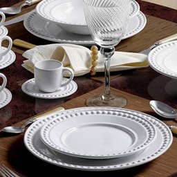 Aparelho de Jantar Porto Brasil Athenas Branco - 42 Peças - 4