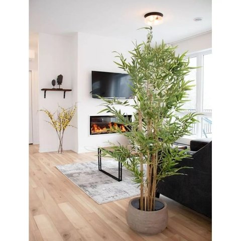 Bambu Artificial para Sala Árvore Realista 1.80m, Plantas Artificial