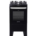 Ver imagem 1 de Fogão 4 Bocas Atlas Agile Up glass com Mesa de Vidro e Acendimento Automatico Preto Bivolt