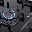 Ver imagem 2 de Fogão 4 Bocas Atlas Agile Up glass com Mesa de Vidro e Acendimento Automatico Preto Bivolt