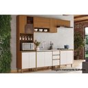 Ver imagem 5 de Balcão Cozinha Modulado Venaly 3PTAS 2GAVS 120cm Cinamomo/Off Henn