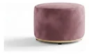 Ver imagem 1 de Puff Redondo Infantil - Banquinho Decorativo para Quarto Brinquedoteca - Espaço Kids Marsala Rose