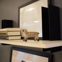 Ver imagem 5 de Kit 2 Mãos Francesas Pretas Suportes para Prateleira Mdf 1,5cm Escritório Sala Lavanderia Masutti