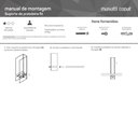Ver imagem 6 de Kit 2 Mãos Francesas Pretas Suportes para Prateleira Mdf 1,5cm Escritório Sala Lavanderia Masutti