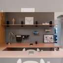 Ver imagem 3 de Kit 2 Mãos Francesas Pretas Suportes para Prateleira Mdf 1,5cm Escritório Sala Lavanderia Masutti